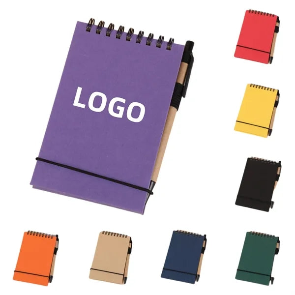Executive Pocket Memo Pad With Detachable Pages & Pen Loop