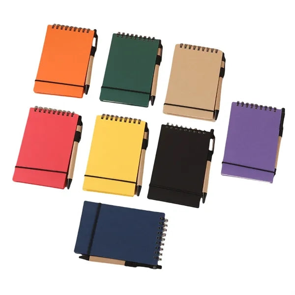 Executive Pocket Memo Pad With Detachable Pages & Pen Loop