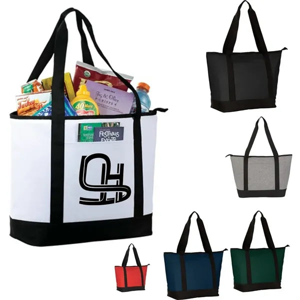 Oxford Cloth Large Capacity Tote Cooler Bag