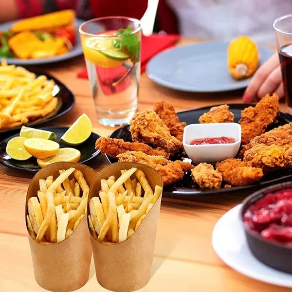 16oz Disposable Takeaway French Fries Paper Charcuterie Cups