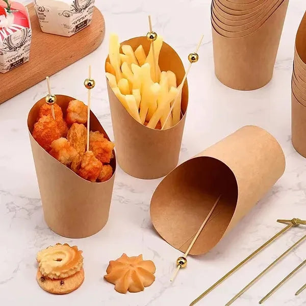 16oz Disposable Takeaway French Fries Paper Charcuterie Cups