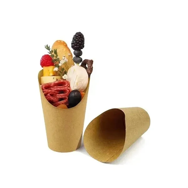 16oz Disposable Takeaway French Fries Paper Charcuterie Cups
