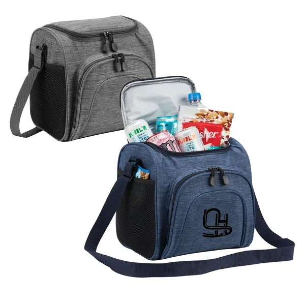 12 Can Oxford Cloth Lunch Cooler Shoulder Bag