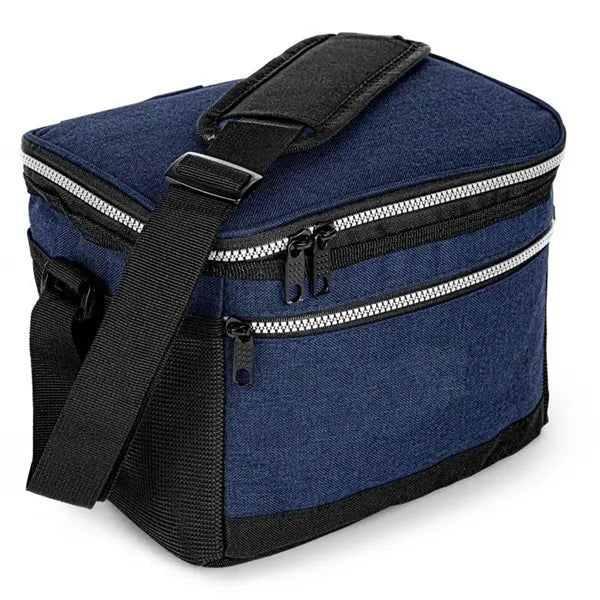 12 Can Lunch Cooler Shoulder Bag With Side Mesh Pockets