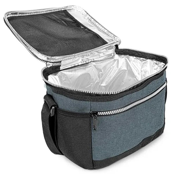 12 Can Lunch Cooler Shoulder Bag With Side Mesh Pockets