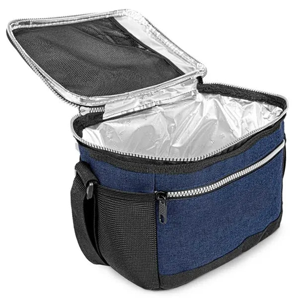 12 Can Lunch Cooler Shoulder Bag With Side Mesh Pockets