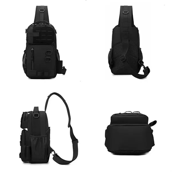 Oxford Cloth Outdoor Tactical Sling Bag With Multi Pocket