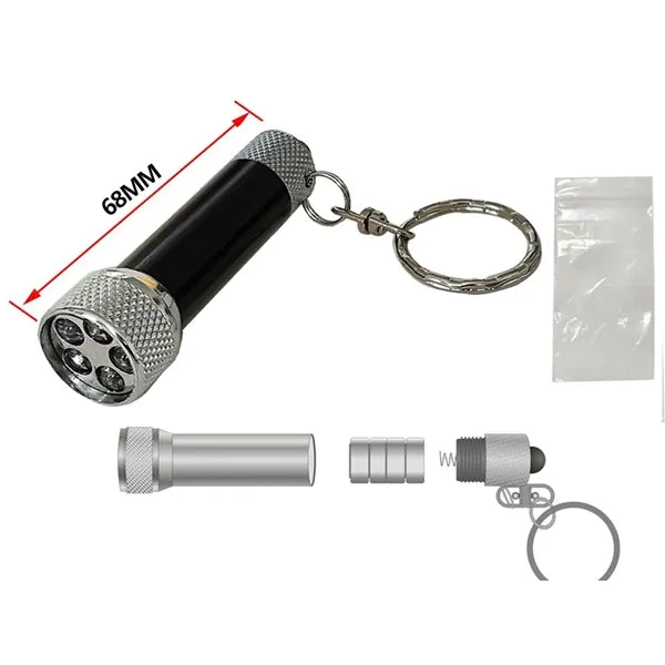 Homestead Metal Flashlight Keytag
