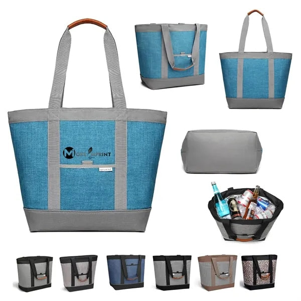 Waterproof Insulated Lunch Cooler Bag Grocery Handle Tote