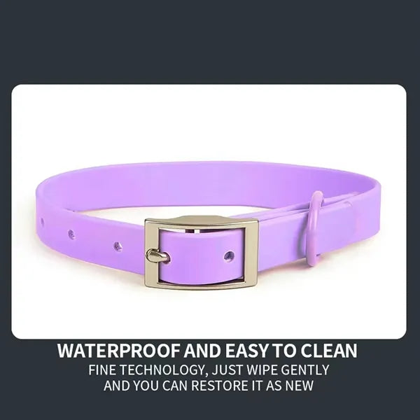 Pet Collar with Adjustable Strap and Logo