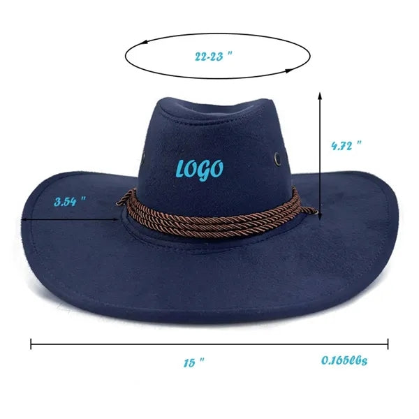 Faux Felt Cowboy Hat