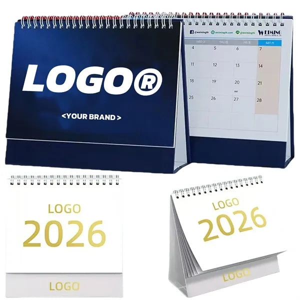 Desk Calendar with Company Logo for Promotion