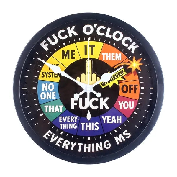 Full-color Printing Round Wall Clock