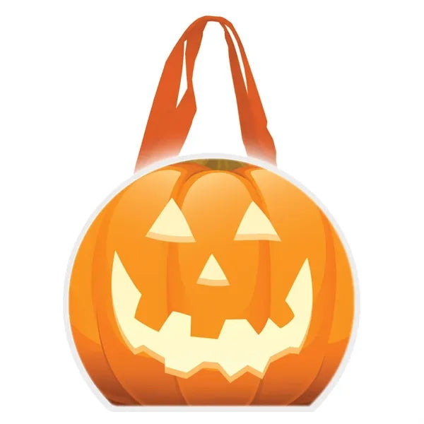 Spooky Glow Halloween Pumpkin Tote Bag