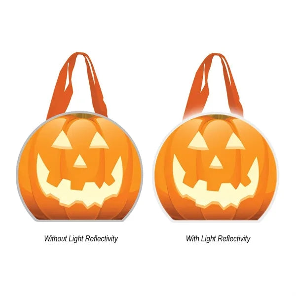 Spooky Glow Halloween Pumpkin Tote Bag