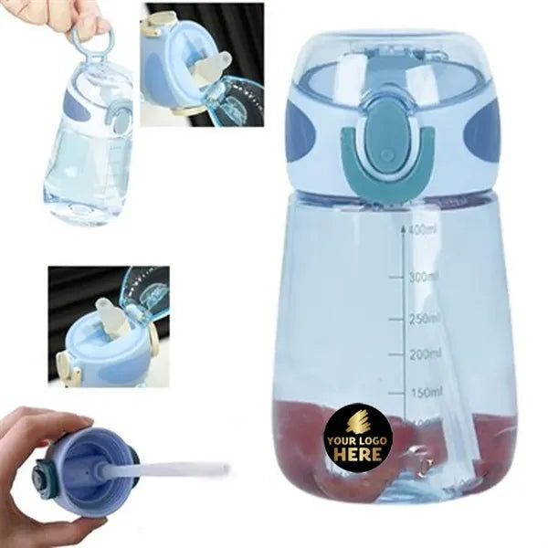 14Oz Kids' Water Bottle With Straw