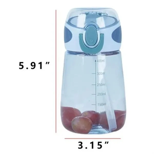 14Oz Kids' Water Bottle With Straw