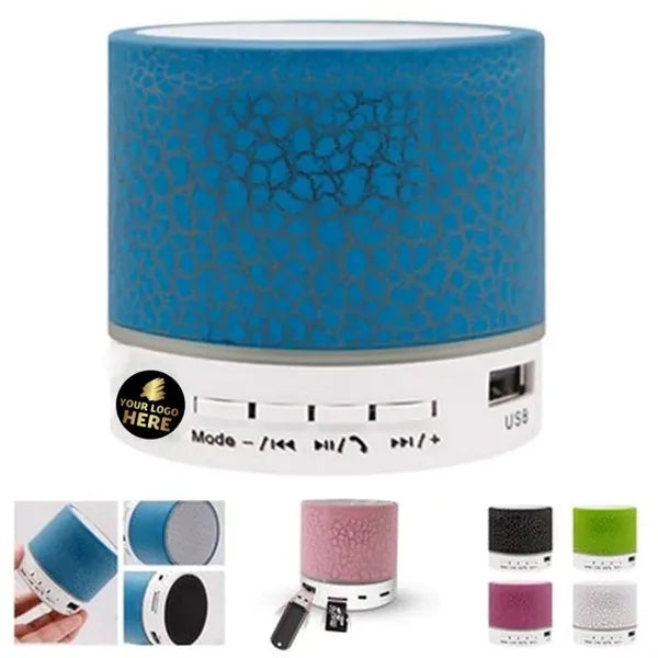 LED Wireless Speaker With Cracked Design
