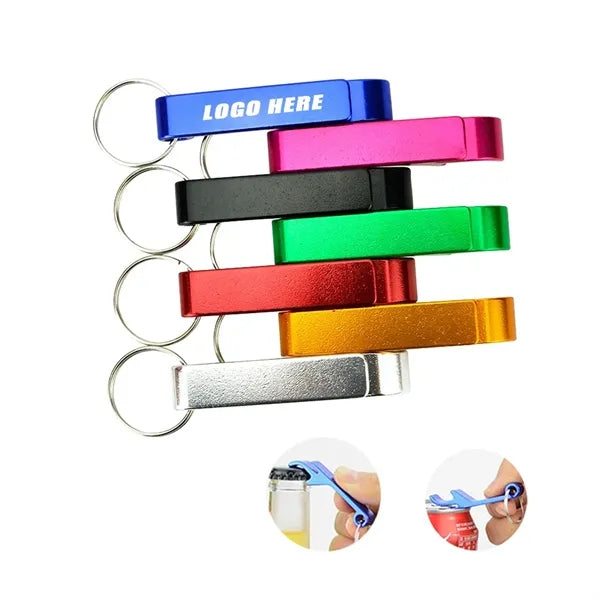 Colorful Bottle Opener Keychain