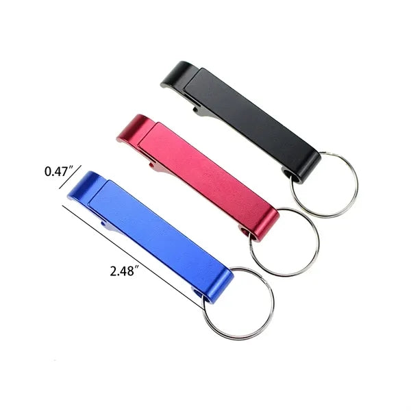 Colorful Bottle Opener Keychain