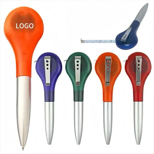 Retractable Tape Measure Ballpoint Pen