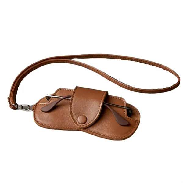 Neck-Hanging Sunglasses Storage Bag