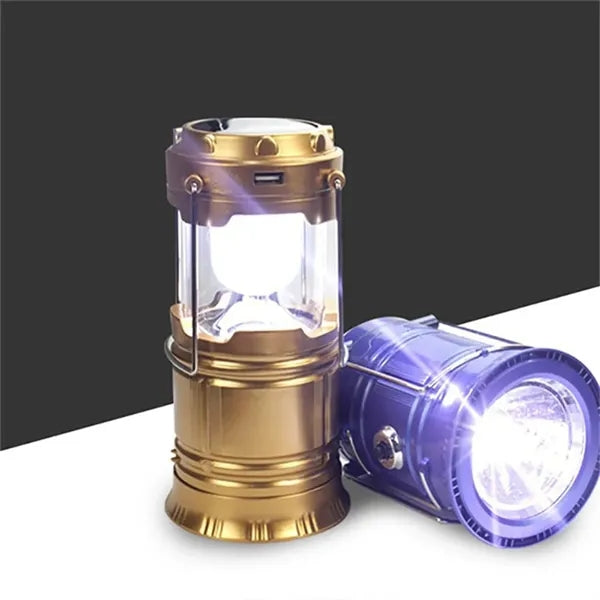 Eco-Friendly Retro Pop Up Camping Rechargeable LED Lantern