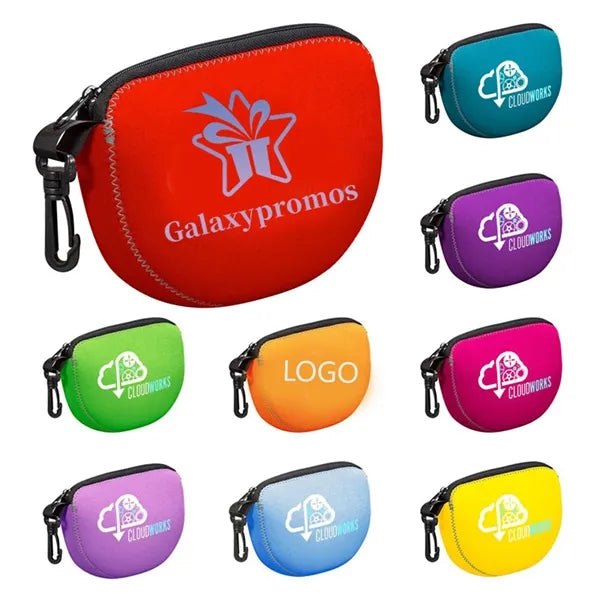 Neoprene Pouch Utility Bag with Hook