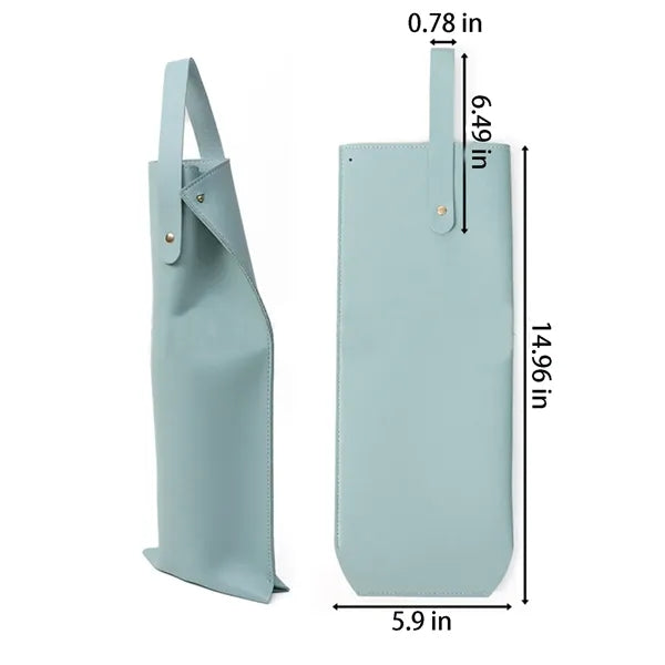 PU Leather Wine Bag
