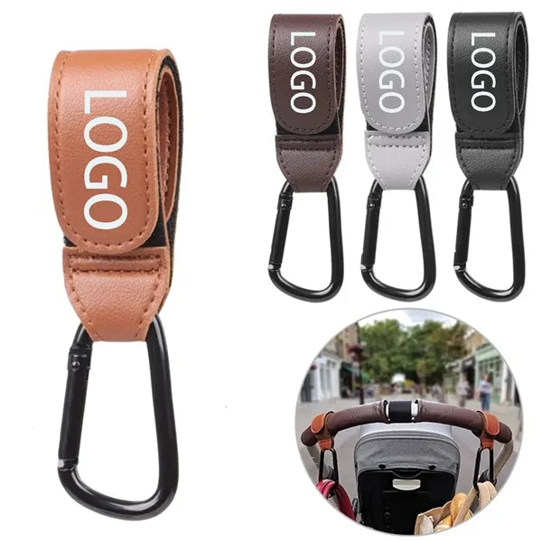 Leather Baby Stroller Hook