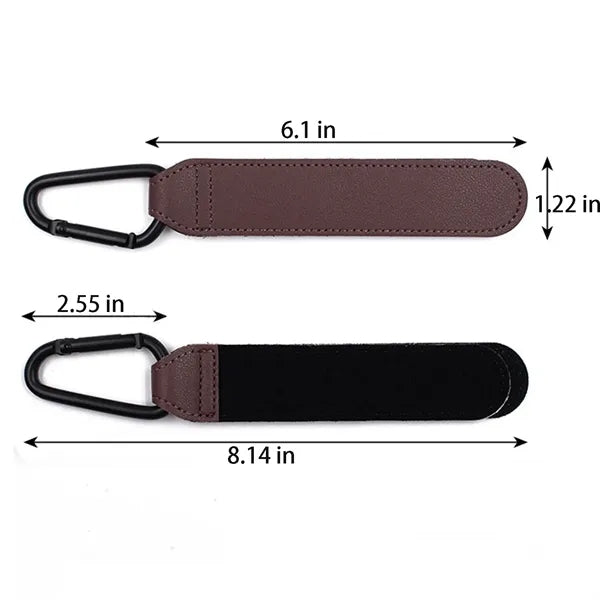 Leather Baby Stroller Hook