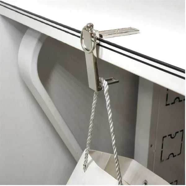 Zinc Alloy Heavy-Duty Bag Hook Phone Stand With Keyring