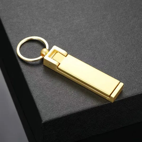 Zinc Alloy Heavy-Duty Bag Hook Phone Stand With Keyring