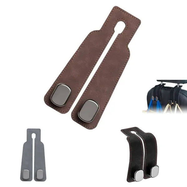 Leather Car Seat Headrest Hook