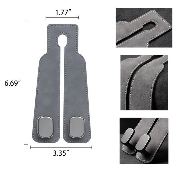 Leather Car Seat Headrest Hook