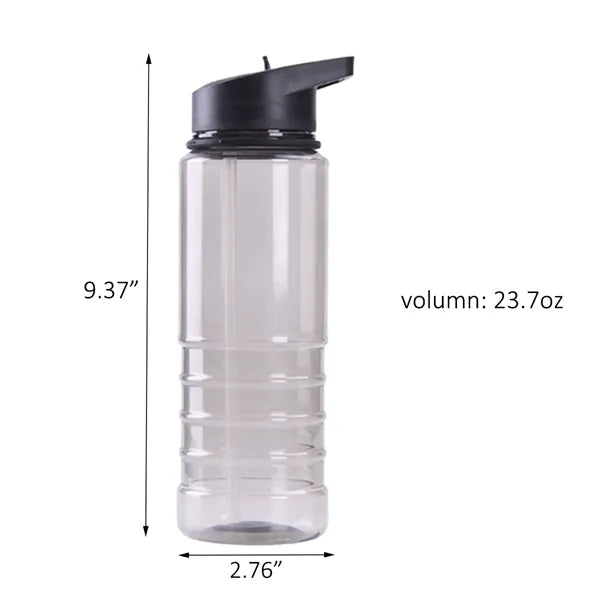 23.7oz Outdoor Plastic Sports Water Bottle