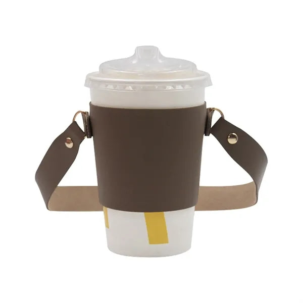 Leather Anti scald Water Bottle