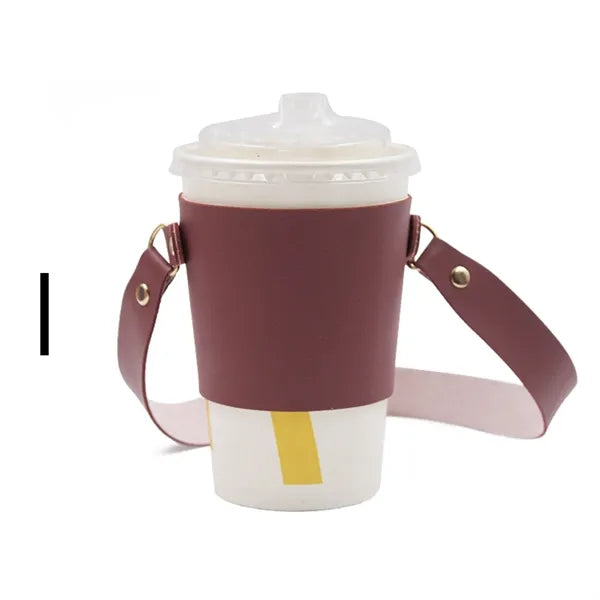 Leather Anti scald Water Bottle