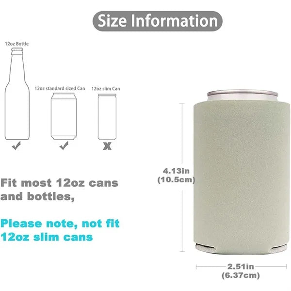 Neoprene Beverage Cooler Cup Sleeves