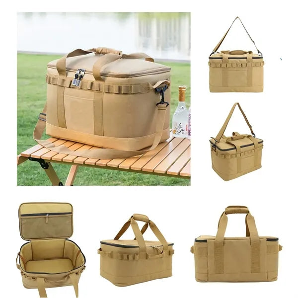 Large Capacity Oxford Cloth Tote Cooler Camping Bag