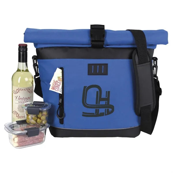 PVC Water Resistance Crossbody Roll Top Cooler Bag