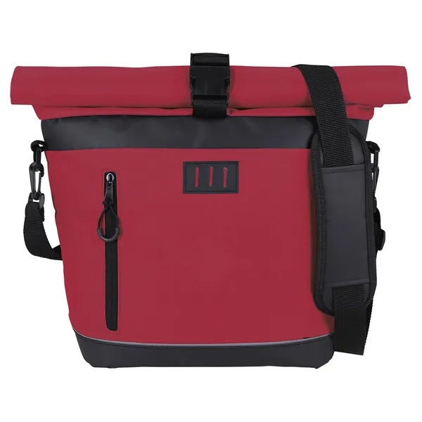 PVC Water Resistance Crossbody Roll Top Cooler Bag