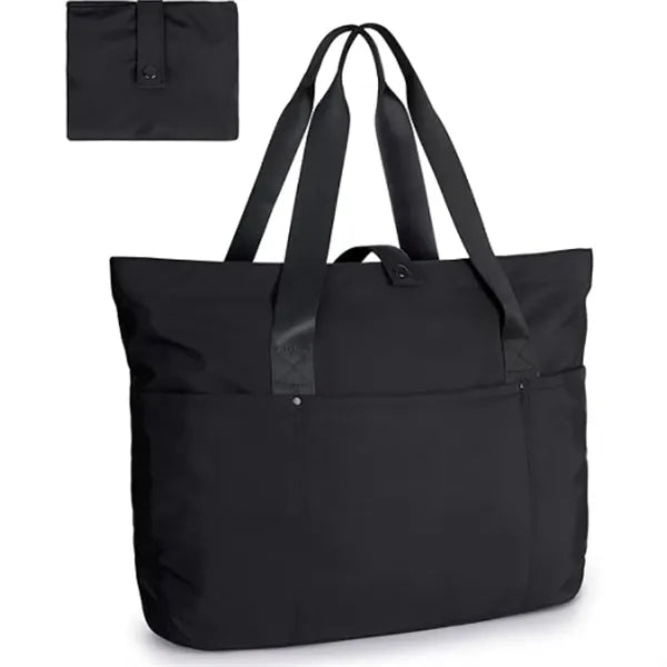 Foldable Waterproof Yoga Shoulder Bag with Multi-Pockets