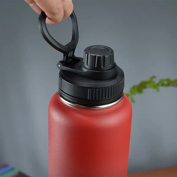 12 oz Stainless Steel Water Bottles with Spout Lid