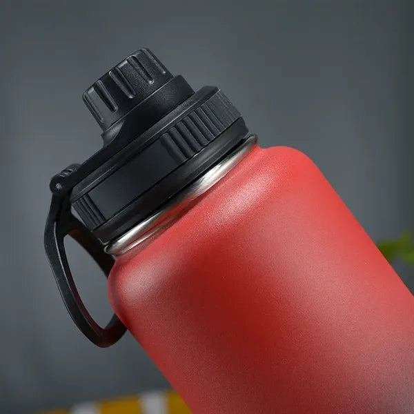12 oz Stainless Steel Water Bottles with Spout Lid