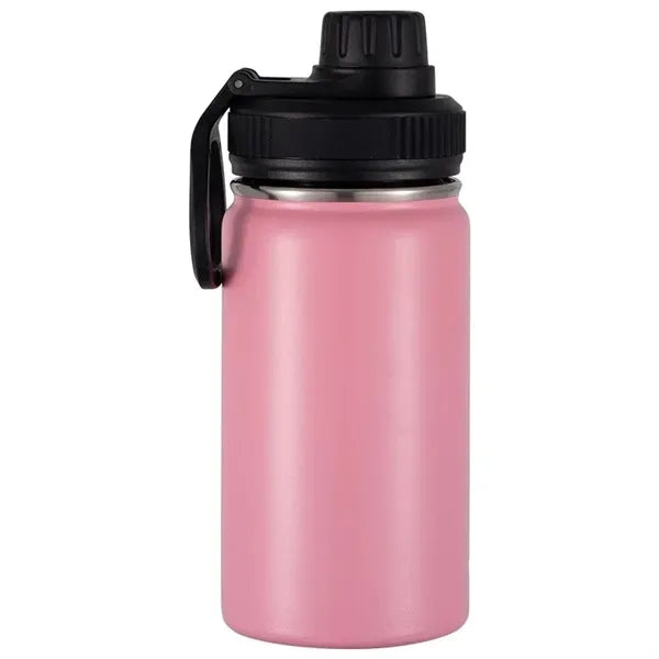 12 oz Stainless Steel Water Bottles with Spout Lid