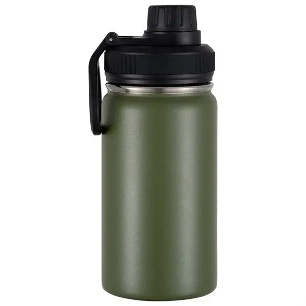 12 oz Stainless Steel Water Bottles with Spout Lid