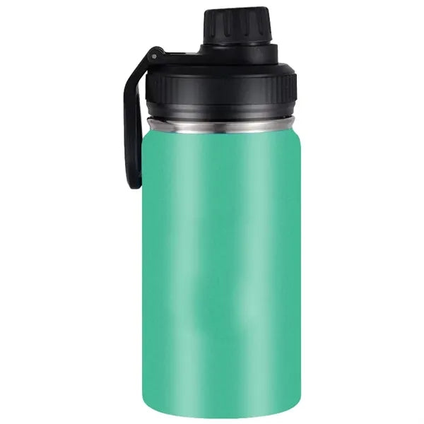 12 oz Stainless Steel Water Bottles with Spout Lid