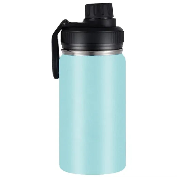 12 oz Stainless Steel Water Bottles with Spout Lid
