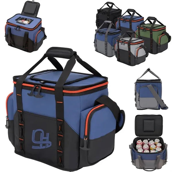24 Can PVC Tote Cooler Bag With Opener